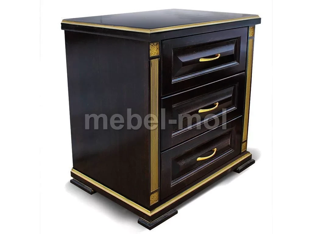 Тумба «Грета 3 ящ (берёза)» из массива дерева от производителя большое фото 4