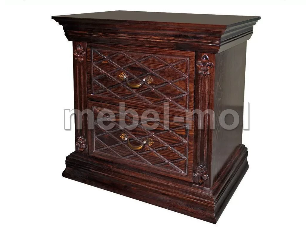 Тумба «Стефани 2 ящ» из массива дерева от производителя большое фото 2