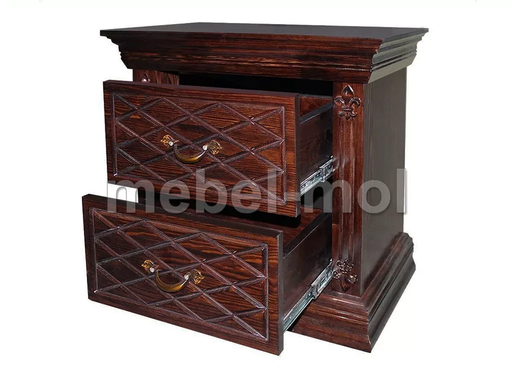 Тумба «Стефани 2 ящ» из массива дерева от производителя большое фото 4