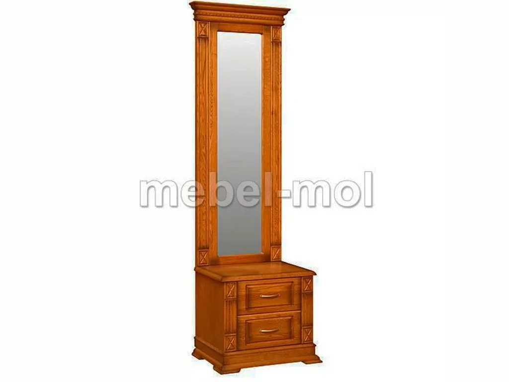 Тумба «Флоренция с зеркалом» из массива дерева от производителя большое фото 2