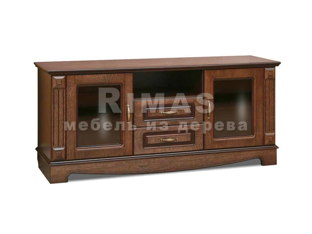 Тумба «Версаль тв» из массива дерева от производителя большое фото 2