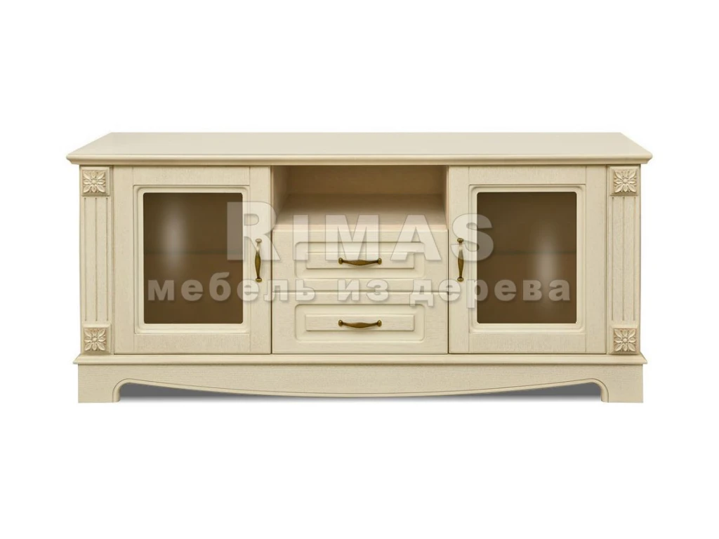 Тумба «Версаль тв» из массива дерева от производителя большое фото 3